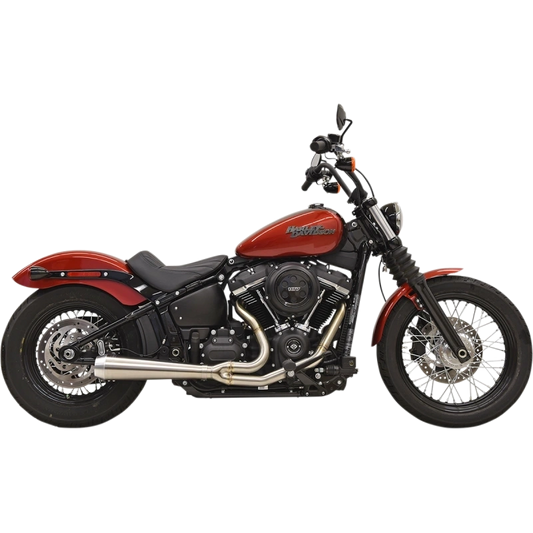 BASSANI RR3 STAINLESS 2:1 EXHAUST M8 SOFTAILS