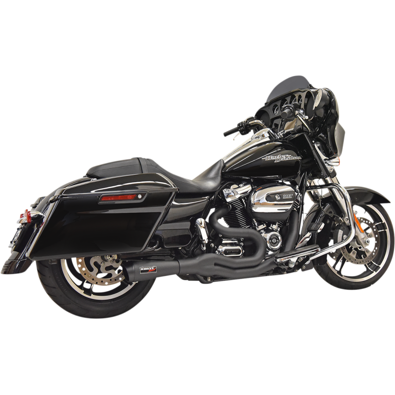 BASSANI RR2 2:1 MID LENGTH EXHAUST HARLEY BAGGERS 2007-2023