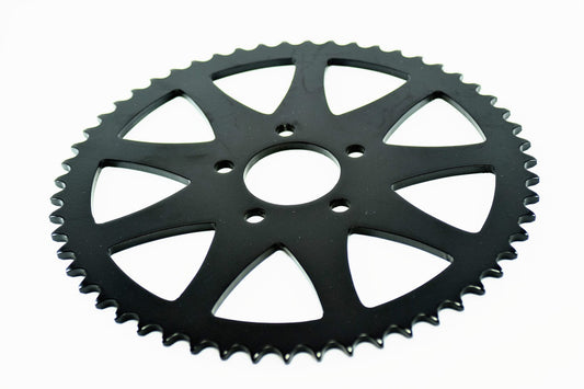 SPOKED REAR CHAIN SPROCKETS BLACK - HARLEY MODELS 1999 AND DOWN