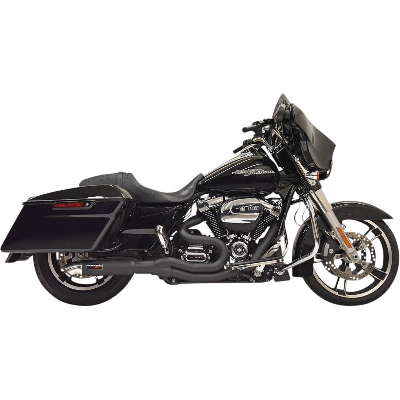 BASSANI 2:1 HOT ROD TURNOUT EXHAUST HARLEY BAGGERS