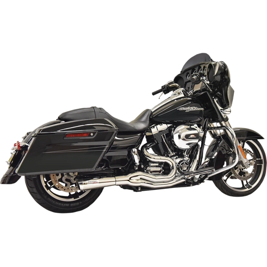 BASSANI RR2 2:1 MID LENGTH EXHAUST HARLEY BAGGERS 2007-2023