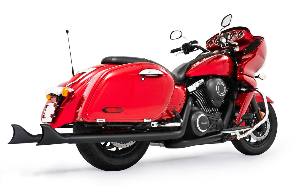 FREEDOM SHARKTAIL TRUE DUAL EXHAUST SYSTEM 09-17 KAWASAKI VULCAN - The Speed Shop Canada