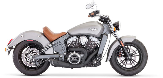 FREEDOM EXHAUST 2:1 COMBAT SHORTY BLACK 15-23 INDIAN SCOUT