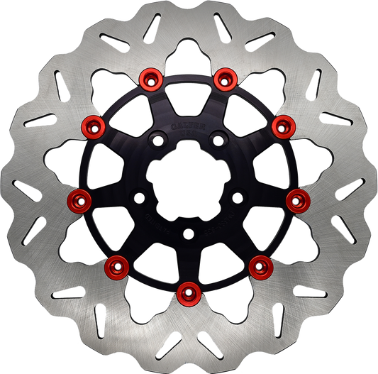 GALFER WAVE FRONT ROTORS 11.8" RED BUTTONS