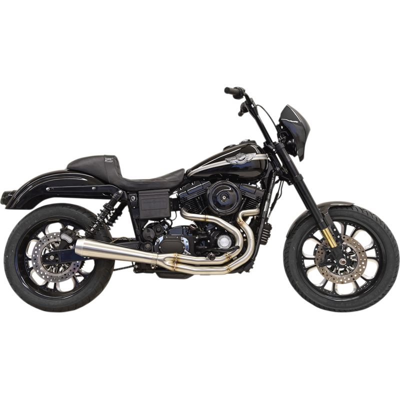 BASSANI RR3 STEPPED 2:1 EXHAUST HIGH OUTPUT HARLEY DYNA 99-17