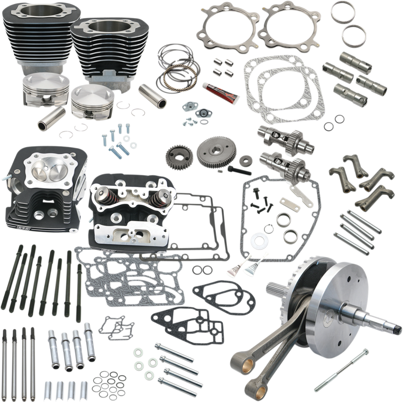S&S CYCLE 124" HOT SET UP KIT 07-17 TWIN CAM (A) MODELS