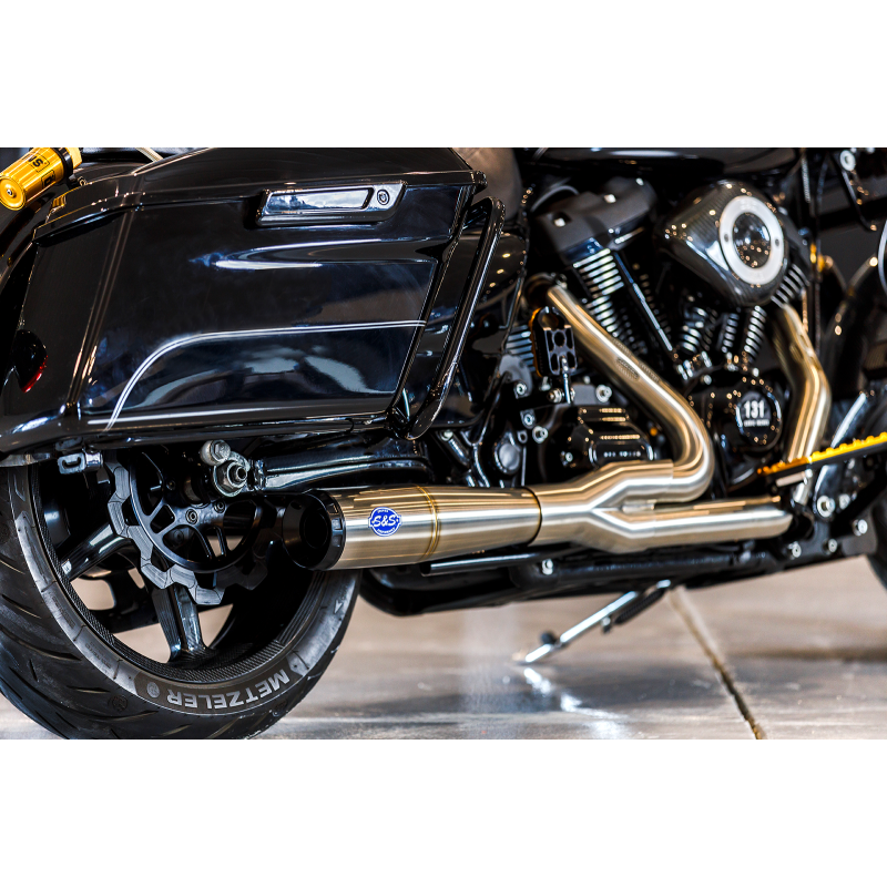 【Laidback.s】 S&S CYCLE DIAMONDBACK 2:1 EXHAUST 17-25 HARLEY BAGGER M8 (50